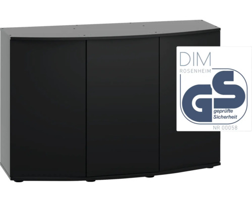 Aquariumunterschrank mit drei Türen und GS Zeichen für geprüfte Sicherheit