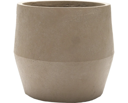 Pflanztopf Hedonist Light Desert Zement Ø 52 cm H 46,5 cm sand