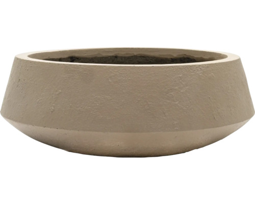Pflanzschale Hedonist Light Desert Zement Ø 60,5 cm H 22 cm sand