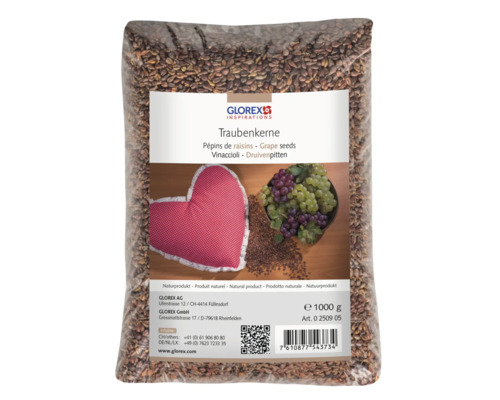 Glorex Traubenkerne 1000 Gramm Packung