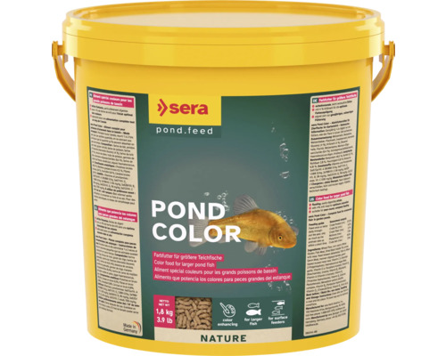 Teichfischfutter sera Pond Color 10 L (1,8 kg), Farbfutter Sticks Teichfischfutter sera Pond Color 10 L (1,8 kg), Farbfutter Sticks