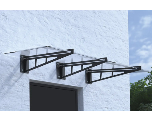 ARON Vordach Pultform Calais VSG 200x105 cm anthrazit