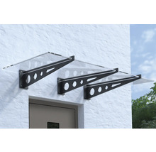 ARON Vordach Pultform Metz VSG 200x105 cm anthrazit