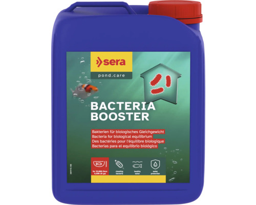 Teichpflegemittel sera Pond Bacteria Booster 2,5 L, Bakterien für biologisches Gleichgewicht