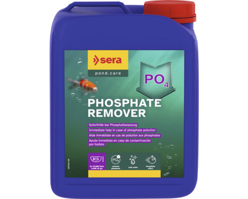 Teichpflegemittel sera Pond Phosphate Remover 2,5 L, Phosphatsenker gegen Algen Teichpflegemittel sera Pond Phosphate Remover 2,5 L, Phosphatsenker gegen Algen