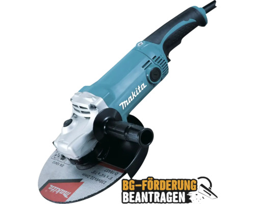 Makita Winkelschleifer mit Schleifscheibe Makita Winkelschleifer mit Schleifscheibe