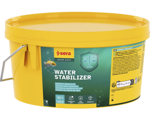 Teichpflegemittel sera Pond Water Stabilizer 2,2 L (2,4 kg), stabilisiert Wasserwerte wie pH und Karbonathärte, reduziert Stress und Krankheitsanfälligkeit Teichpflegemittel sera Pond Water Stabilizer 2,2 L (2,4 kg), stabilisiert Wasserwerte wie pH und Karbonathärte, reduziert Stress und Krankheitsanfälligkeit