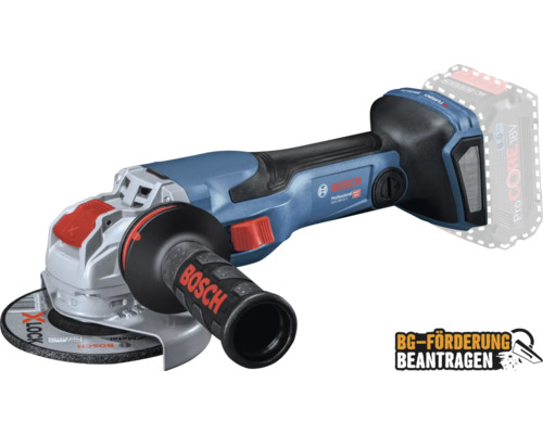 Akku-Winkelschleifer BITURBO mit X-LOCK Bosch Professional GWX 18V-15 C inkl. Zusatzhandgriff Vibration Control und L-BOXX 136 ohne Akku und ohne Ladegerät Bosch Akku-Winkelschleifer mit Schleifscheibe und Zusatzhandgriff