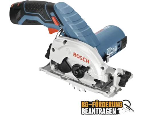 Akku-Kreissäge Bosch Professional GKS 12V-26 (Standard for Wood, 85 x 15 x 1,1 mm, 20 Zähne) inkl. 1 x Kreissägeblatt, Zubehör Staubabsaugung und L-BOXX 136, ohne Akku und Ladegerät Bosch Akku-Handkreissäge