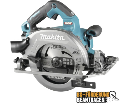 Akku-Handkreissäge Makita HS004GZ01 40V, ohne Akku und Ladegerät inkl. Sägeblatt 190x30 mm