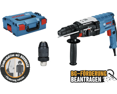 Bohrhammer Bosch Professional GBH 2-28 F, inkl. Wechselfutter SDS plus und L-BOXX Bosch Bohrhammer mit Werkzeugkoffer und Bohrfutter