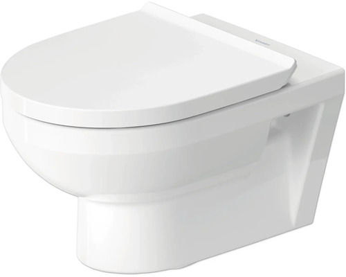 DURAVIT Wand-WC Duravit No.1 Tiefspüler offener Spülrand weiß glänzend ohne WC-Sitz 2562090000 Wandhängendes WC mit Deckel