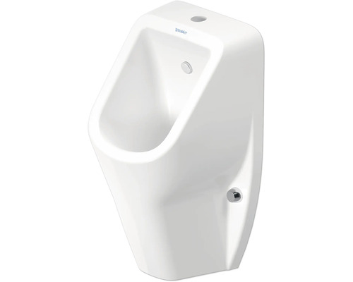 Weißes Urinal mit Duravit Logo.