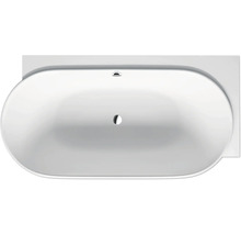 Aufnahme einer Badewanne von oben.