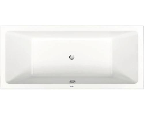 Duo-Badewanne DURAVIT Duravit No. 1 80 x 180 cm weiß glänzend 700492000000000 Rechteckige Badewanne von oben mit Ablaufgarnitur