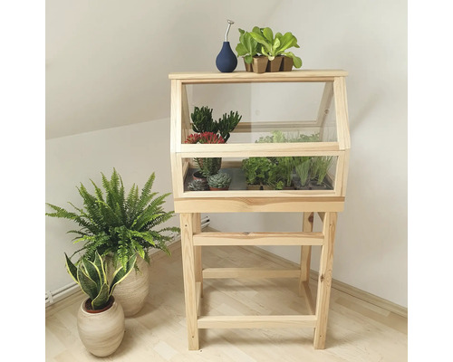 Minigewächshaus promadino 65 x 40 cm natur Minigewächshaus promadino 65 x 40 cm natur