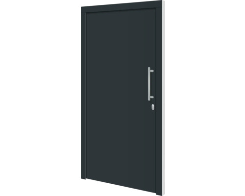 Einfache Tür mit Griff und Schloss