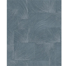 Tapete mit gebogenem Linienmuster in Blockform