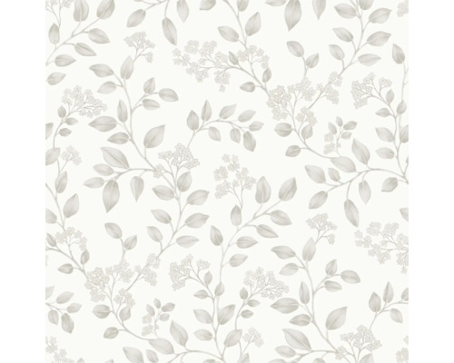 Tapete mit Blatt- und Blütenmuster