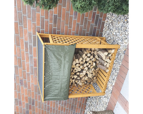 Kaminholzunterstand promadino Speyer inkl. Wetterschutz 119,5 x 68 x 148 cm imprägniert Kaminholzunterstand promadino Speyer inkl. Wetterschutz 119,5 x 68 x 148 cm imprägniert