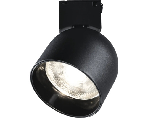 Schwarzer LED-Strahler für Schienensystem