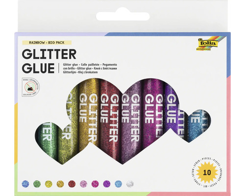 Glitzerstifte Glitter-Glue 10x9,5 ml