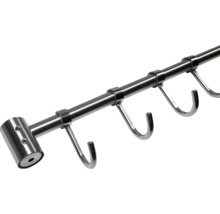 Kleiderstange aus Metall mit Haken