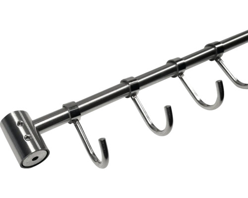 Kleiderstange aus Metall mit Haken