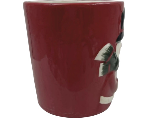Keramiktasse mit Weihnachtsmannmotiv