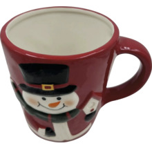 Tasse mit Schneemannmotiv