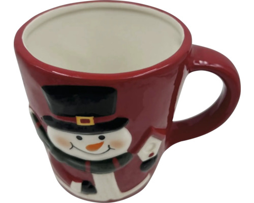 Tasse mit Schneemannmotiv