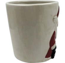 Keramiktopf mit Weihnachtsmannmotiv