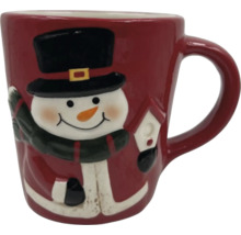 Tasse mit Schneemann-Motiv
