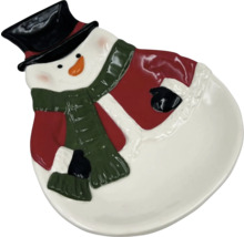 Schneemann-Schale als Tischdekoration