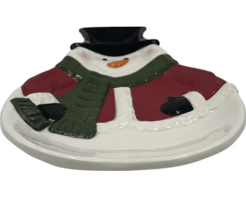 Schneemannschale für saisonale Dekoration