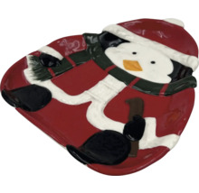 Dekorative Servierplatte mit Pinguinmotiv für festliche Anlässe.