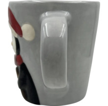 Keramiktasse mit Henkel und Dekor