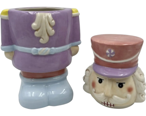 Dekorative Nussknacker Figur als Blumenvase