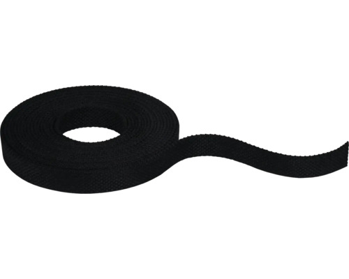 Aufrollbares schwarzes Textilband