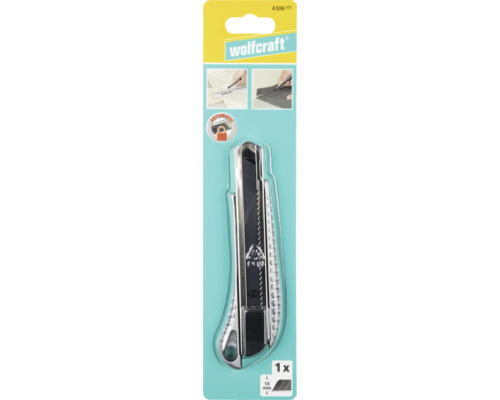 Wolfcraft Cuttermesser mit 18 Millimeter Klinge in Verpackung