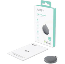 Aukey Track Mate 1 Smart Bluetooth Tracker mit Verpackung und Bedienungsanleitung