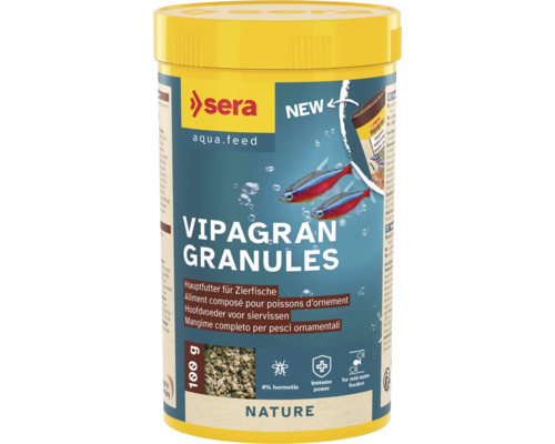 Granulatfutter sera Vipagran Granules 250 ml (100 g), Hauptfutter Granulatfutter sera Vipagran Granules 250 ml (100 g), Hauptfutter