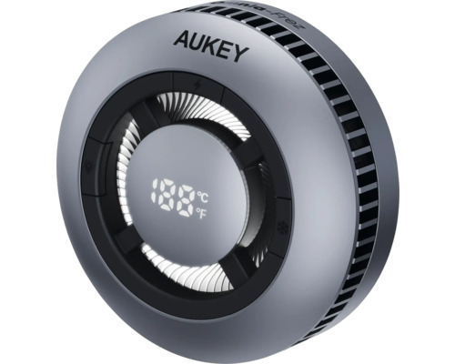 Aukey Logo Smartphone-Kühler mit Temperaturanzeige