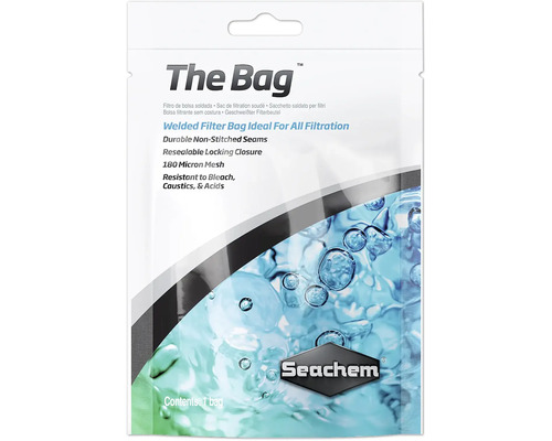 Filtermedienbeutel Seachem The Bag Filterbeutel ca. 13 x 25 cm, für ca. 0,7 L, Maschenweite ca. 0,7 mm
