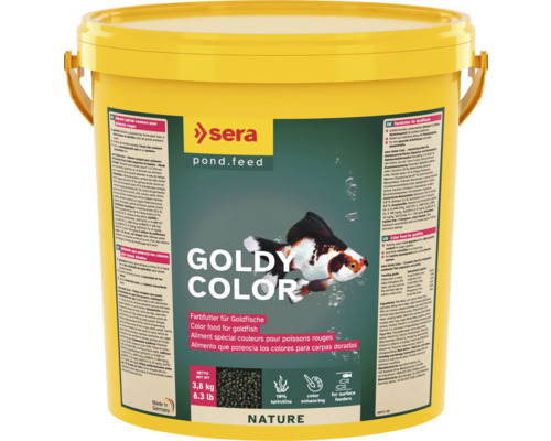 Goldfischfutter sera Goldy Color 10 L (3,8 kg), Teichfischfutter, Farbfutter Goldfischfutter sera Goldy Color 10 L (3,8 kg), Teichfischfutter, Farbfutter