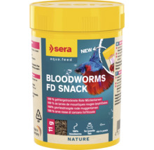 Sera Bloodworms FD Snack, gefriergetrocknete rote Mückenlarven für Fische