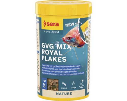 Fischfutter sera GVG Mix Royal Flakes 250 ml (62 g), Leckerbissen