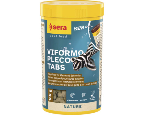 Futtertabletten sera Viformo Pleco Tabs 250 ml (160 g), Wels- und Schmerlenfutter