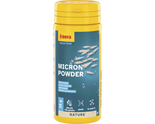 Jungfischfutter sera Micron Powder 50 ml (25 g), Aufzuchtfutter Jungfischfutter sera Micron Powder 50 ml (25 g), Aufzuchtfutter