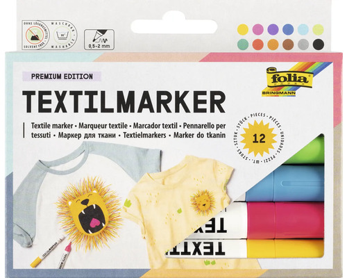 Textilmaler 12er-Set